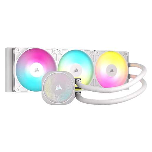 Corsair 5000X Mid Tower & Corsair Nautilus 360 RS AiO White Bundle