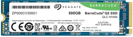 Seagate BarraCuda Q5 M.2-2280 500GB PCI Express 3.0 x4 NVMe Solid State Drive