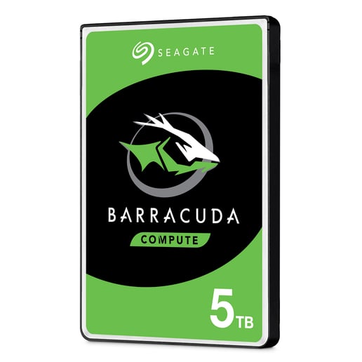 5TB Seagate BarraCuda 2.5" SATA III Hard Drive - 5400RPM, 128MB Cache