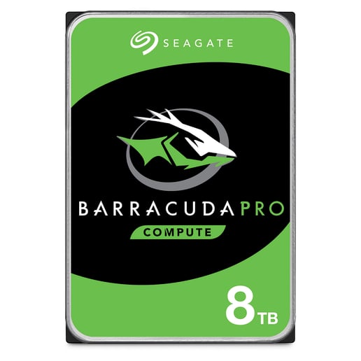 Seagate BarraCuda Pro 8TB SATA III 3.5" Hard Drive - 7200RPM, 256MB