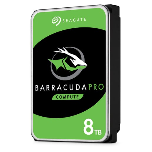 Seagate BarraCuda Pro 8TB SATA III 3.5" Hard Drive - 7200RPM, 256MB