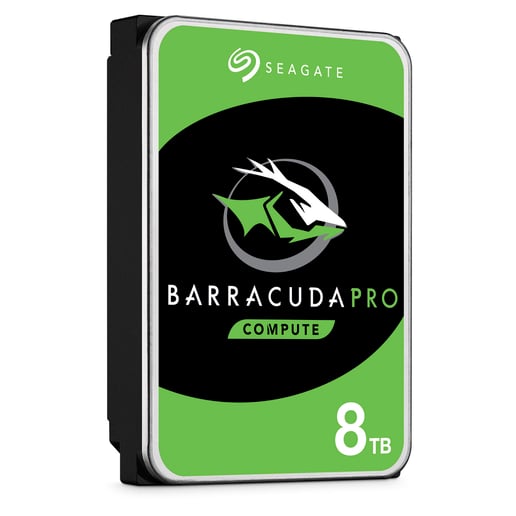 Seagate BarraCuda Pro 8TB SATA III 3.5" Hard Drive - 7200RPM, 256MB