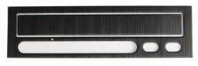 Lian Li Brushed Aluminum Bezel for AOPEN Optical Drives in Black