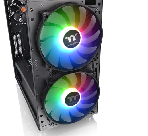 Thermaltake Commander C35 Mid Tower Gaming Case - Black 