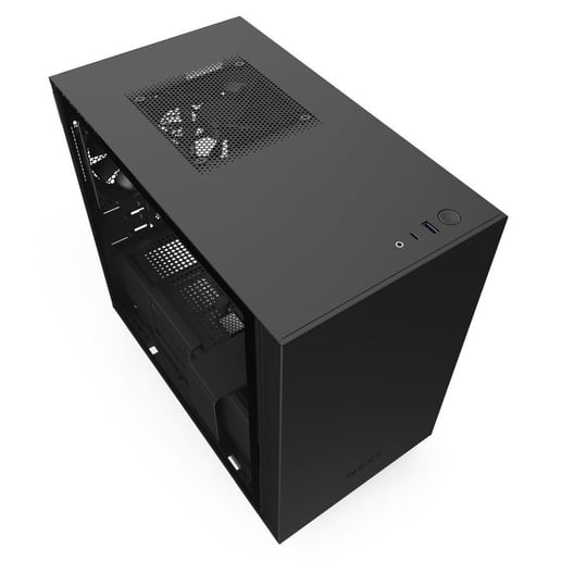 NZXT H210i Mini Tower Gaming Case - Black 