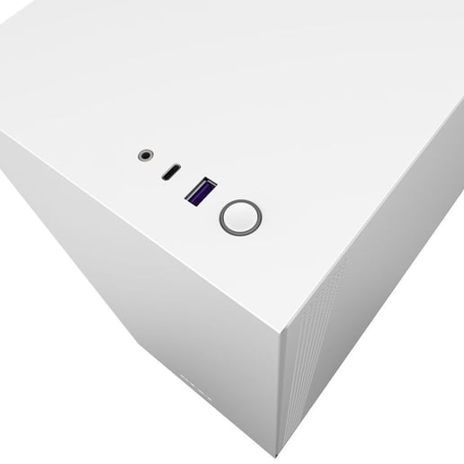 NZXT H510 Mid Tower Gaming Case - White USB 3.0