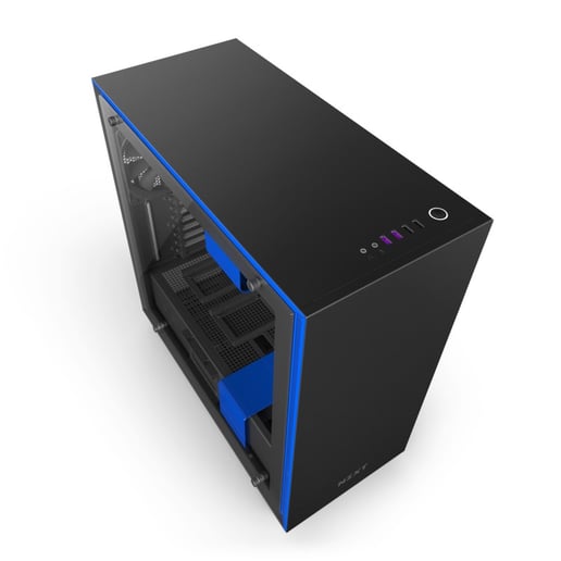 NZXT H700i Mid Tower Gaming Case - Blue 