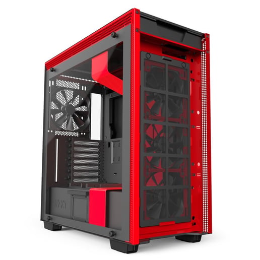 NZXT H700i Mid Tower Gaming Case - Red 