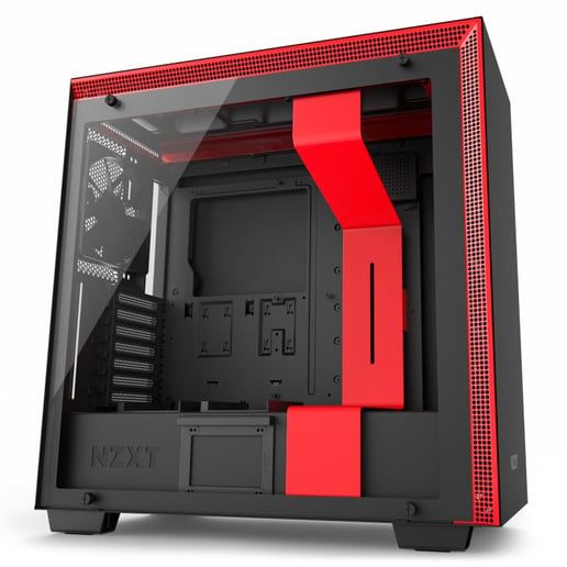NZXT H700i Mid Tower Gaming Case - Red 