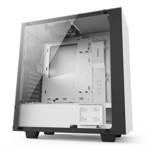 NZXT S340 Elite Mid Tower Gaming Case - White 