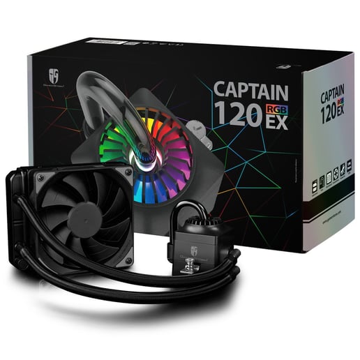 Deepcool GamerStorm Captain 120 EX RGB All-in-One Liquid CPU Cooler