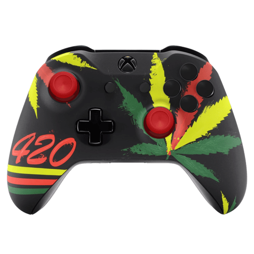 Custom Controllers UK Xbox One S Controller - 420 Edition