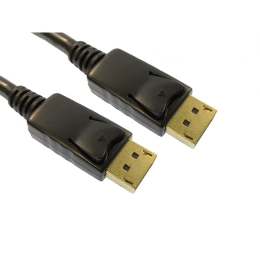 Cables Direct 2m Locking DisplayPort Cable