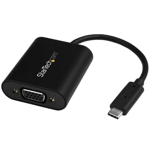 StarTech.com USB-C to VGA Adaptor - with Presentation Mode Switch - 1920x1200