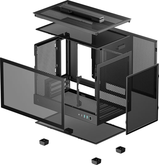 DeepCool CH160 ITX Case - Black 