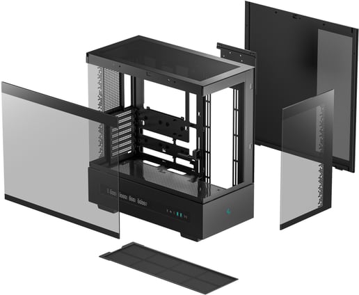 DeepCool CH690 DIGITAL Mid Tower Gaming Case - Black 