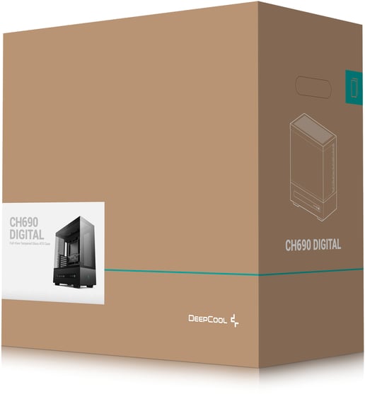 DeepCool CH690 DIGITAL Mid Tower Gaming Case - Black 
