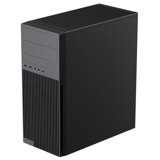 CiT Academy Mid Tower Case - Black 