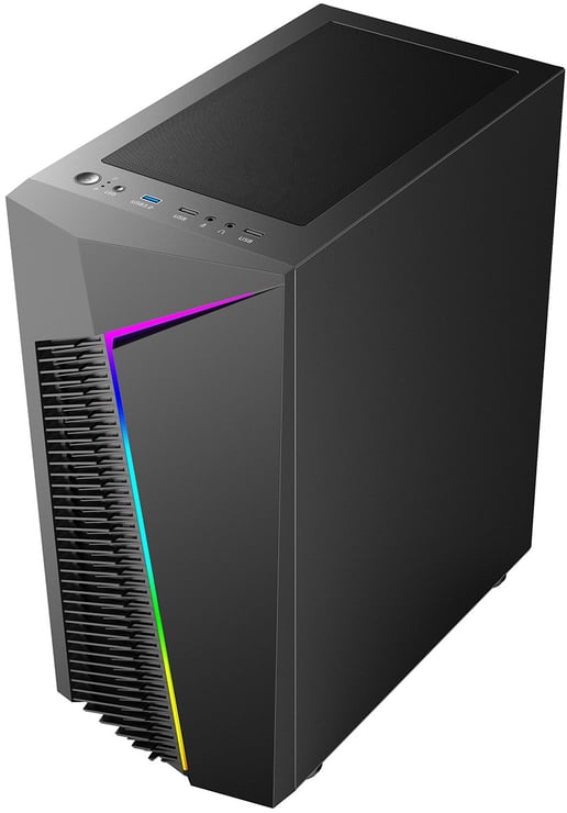 CiT Alpha Mid Tower Gaming Case - Black 