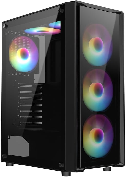 CiT Blade Mid Tower Gaming Case - Black 