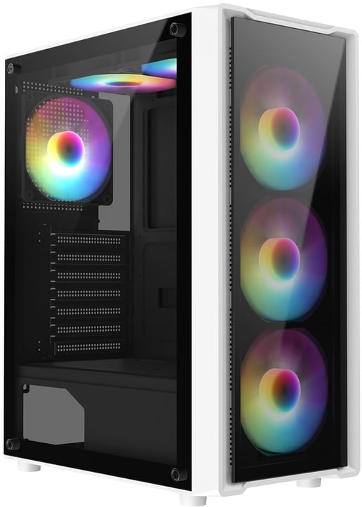 CiT Blade Mid Tower Gaming Case - White 