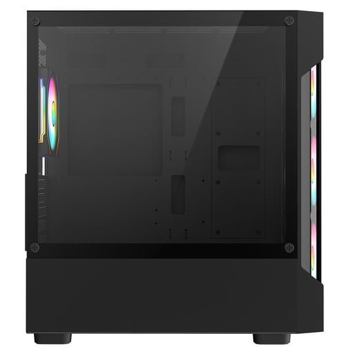 CiT Bolt Mid Tower Gaming Case - Black 