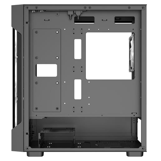 CiT Bolt Mid Tower Gaming Case - Black 