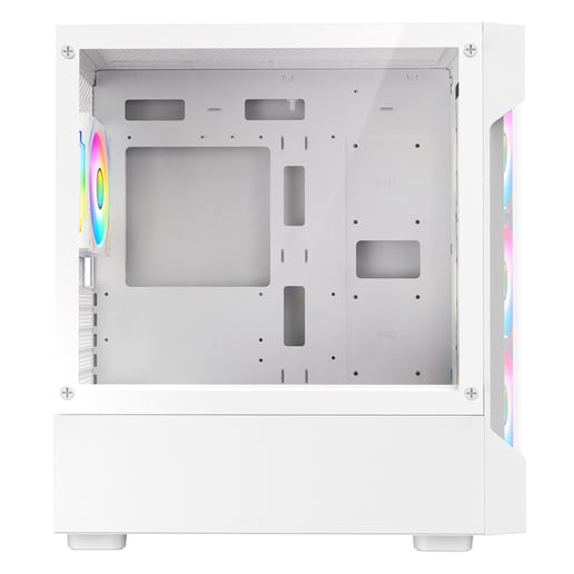 CiT Bolt Mid Tower Gaming Case - White 