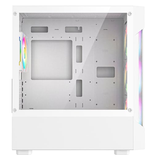 CiT Bolt Mesh Mid Tower Gaming Case - White 