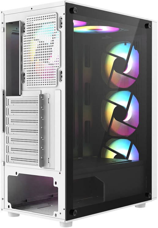 CiT Carisma Mid Tower Gaming Case - White 