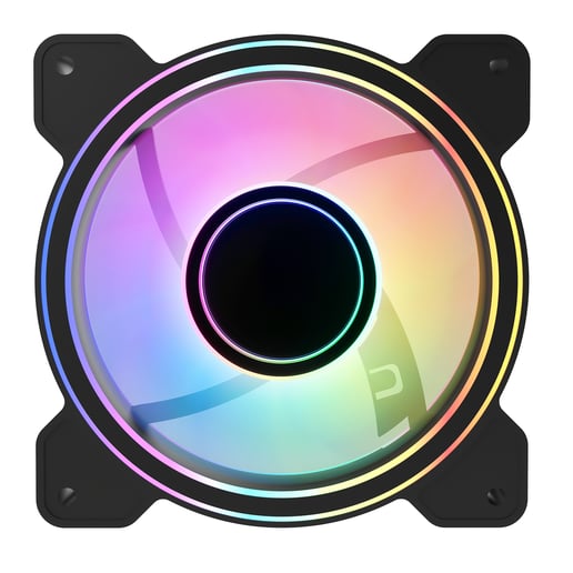 CiT Celsius 120mm ARGB PWM Chassis Fan in Black