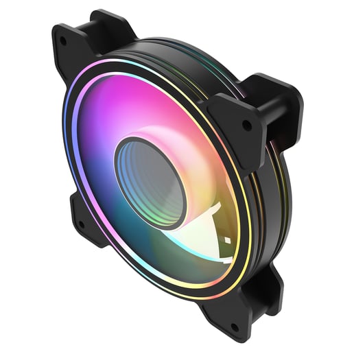 CiT Celsius 120mm ARGB PWM Chassis Fan in Black