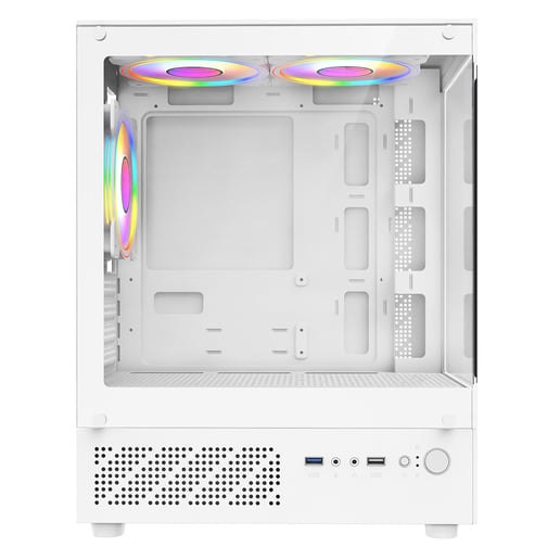 CiT Celsius Mid Tower Gaming Case - White 