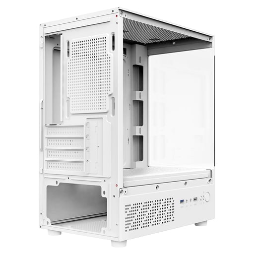 CiT Celsius Mid Tower Gaming Case - White 