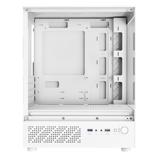 CiT Celsius Mid Tower Gaming Case - White 
