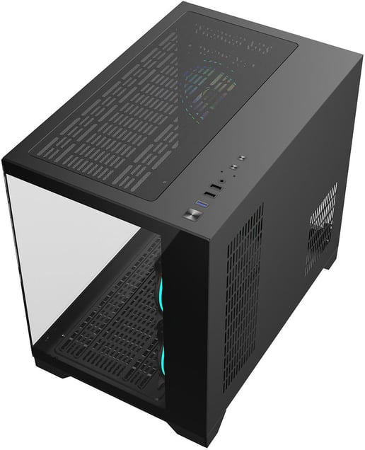 CiT Concept Mid Tower Gaming Case - Black 