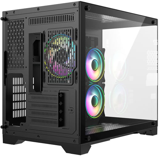 CiT Concept Mid Tower Gaming Case - Black 
