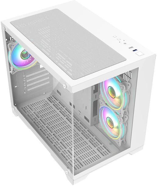 CiT Concept Mid Tower Gaming Case - White 