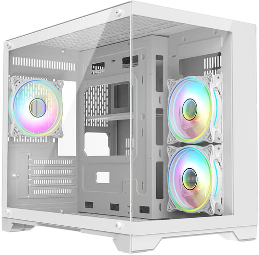 CiT Concept Mid Tower Gaming Case - White 