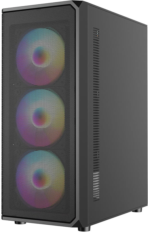 CiT Delta Mid Tower Gaming Case - Black 