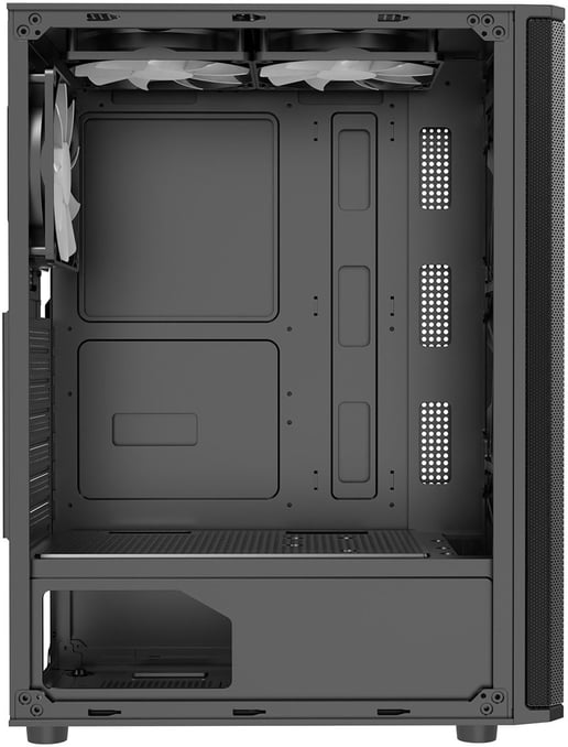 CiT Delta Mid Tower Gaming Case - Black 