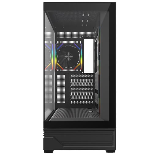 CiT Destiny Mid Tower Gaming Case - Black 