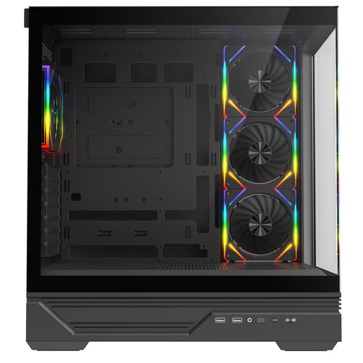 CiT Destiny Mid Tower Gaming Case - Black 