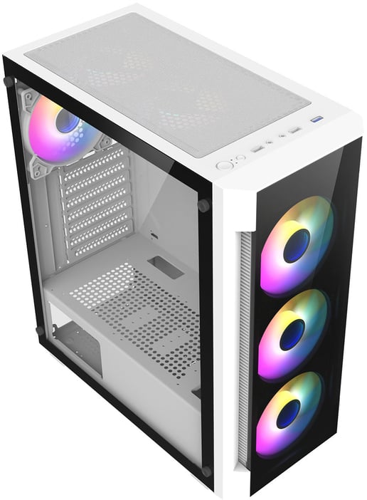 CiT Destroyer Mid Tower Gaming Case - White 