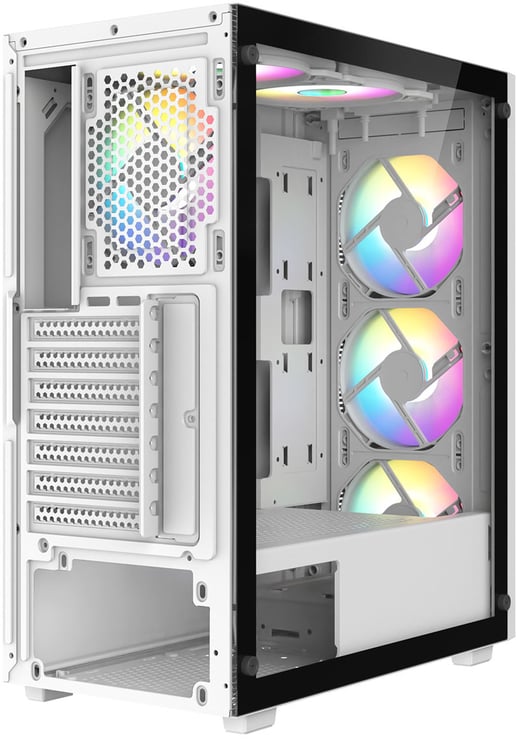 CiT Destroyer Mid Tower Gaming Case - White 