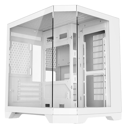 CiT DS240 Mid Tower Gaming Case - White 