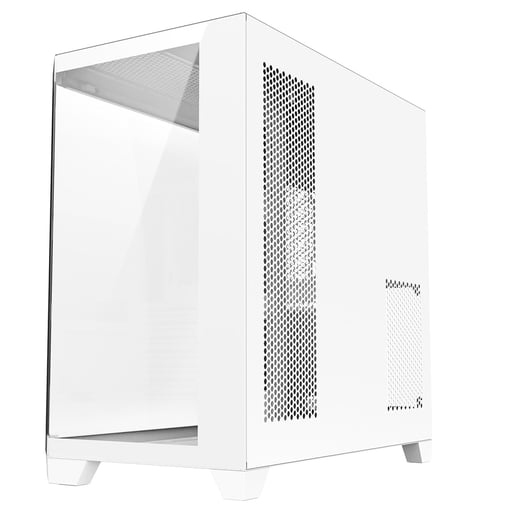 CiT DS360 Mid Tower Gaming Case - White 