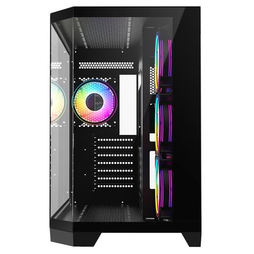 CiT DS360 ARGB Mid Tower Gaming Case - Black 