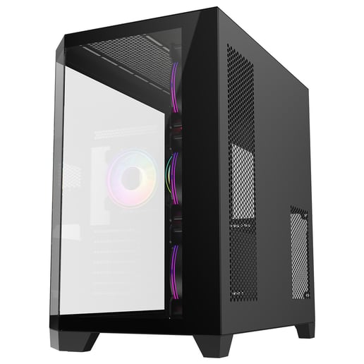 CiT DS360 ARGB Mid Tower Gaming Case - Black 