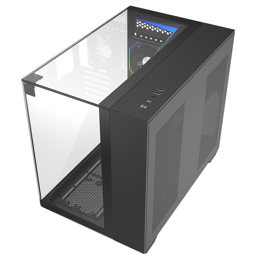 CiT Eclipse Mid Tower Gaming Case - Black 